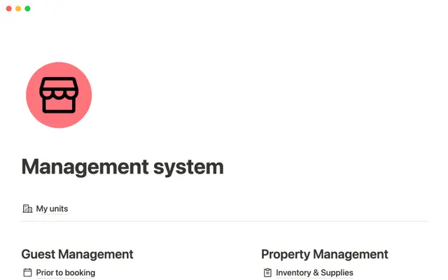 Airbnb management